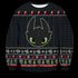 Toothless Christmas Unisex Wool Sweater